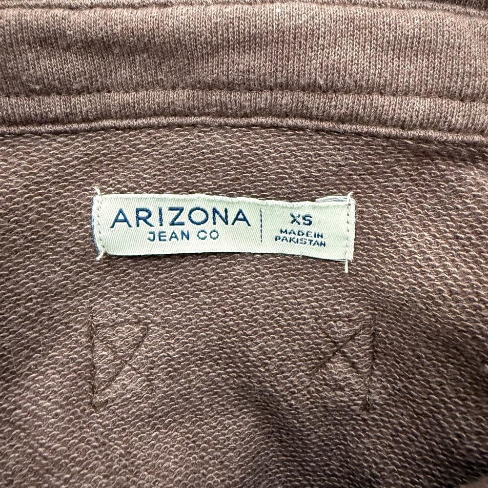 Arizona‎ Jean Co. Button Down Shirt Jacket Top Womens Plum Casual Size XS - Picture 10 of 13